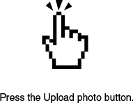 Press the Upload photo button